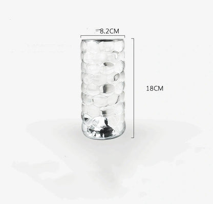 Crystal table lamp with teardrop LED lights and 16-color touch control for home decor