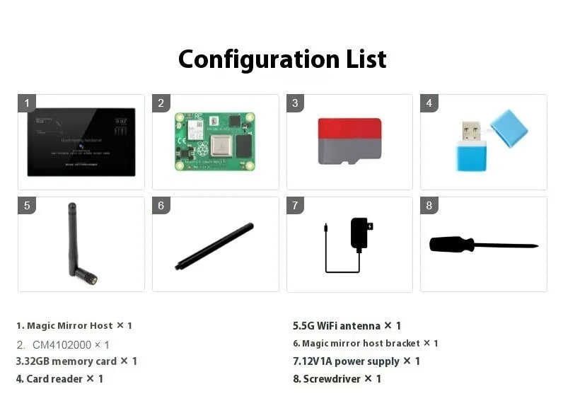 13.3-inch integrated computer voice assistant touch display with ABS housing and 12V power input