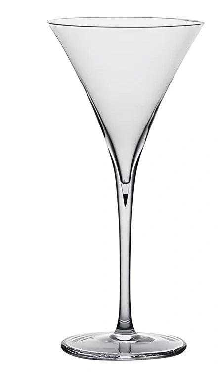 Creative transparent lead-free glass cup with seamless flat base for cocktails, 210ml capacity