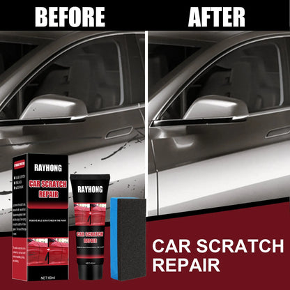 60ml car scratch repair wax set with applicator for automotive paint surface maintenance