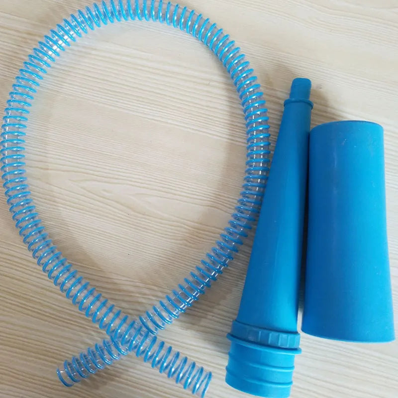 Blue suction pipe vacuum cleaner head for washing machine dust removal with 114cm length and round design