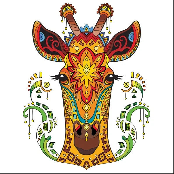 Colorful animal-shaped wooden jigsaw puzzles for kids, educational and fun