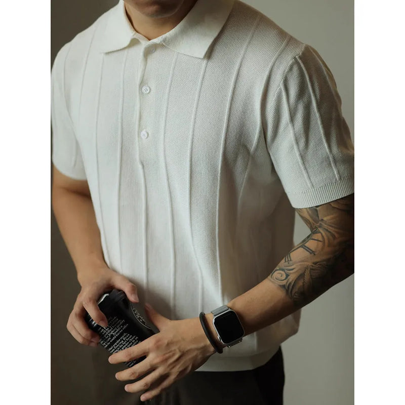 Men's solid colour loose fit T-shirt in polyester fabric available in black or white for casual wear, sizes M, L, XL, and XXL, suitable for adult men and teenagers seeking a basic top