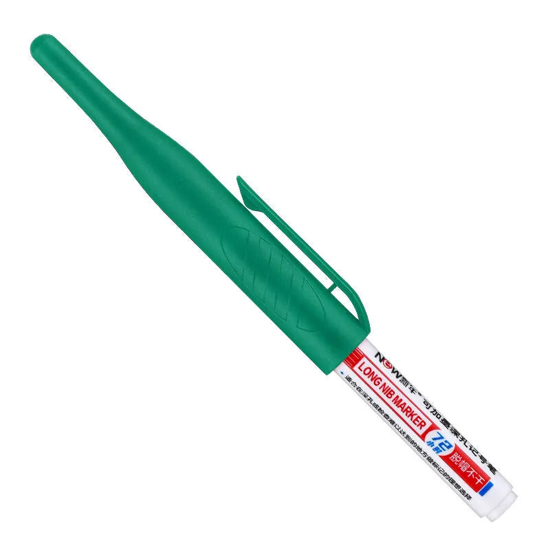 15.2cm oil-based woodworking marker with quick-dry waterproof ink in four colours including refill