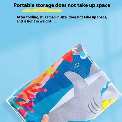 Cooling Pet Water Bed Cushion with vibrant designs for pets and children to enjoy refreshing relief from summer heat