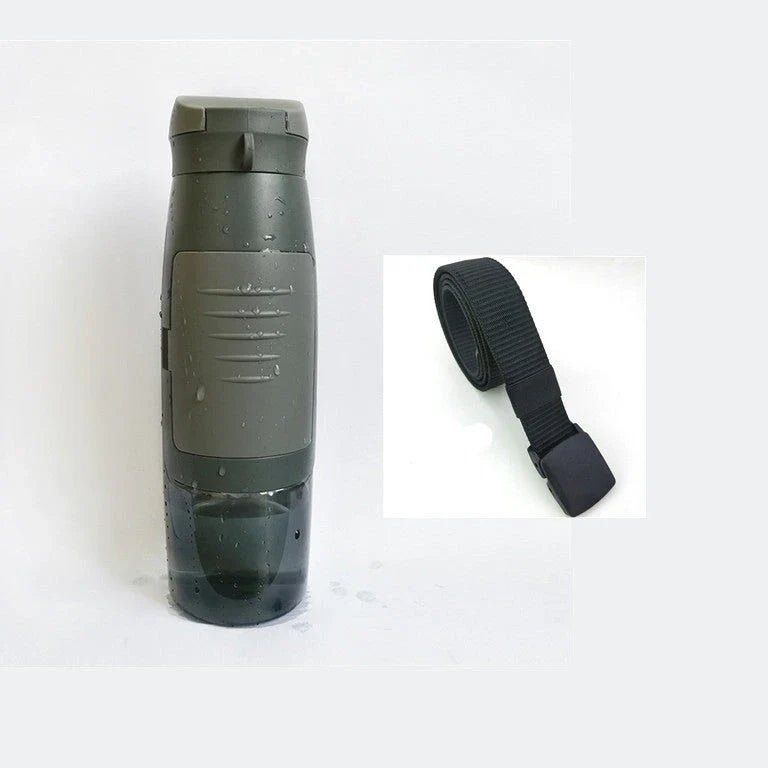 Secure Stash Water Bottle with Hidden Compartment for Storing Valuables, Durable Leak-Proof Design, Suitable for Commuting, Travel, and Outdoor Activities
