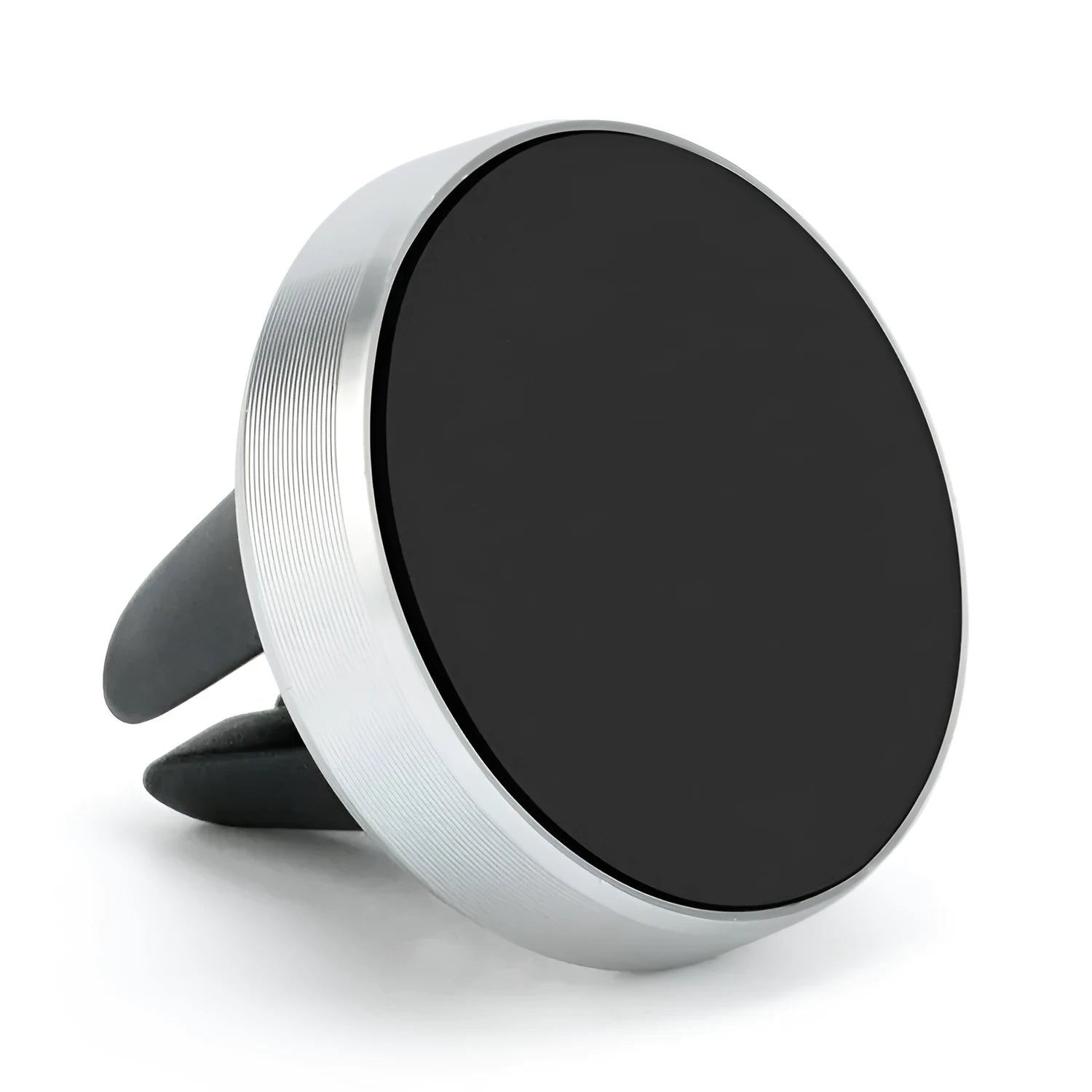 Magnetic car air vent phone holder in five colours showing compact 33.5x30mm dimensions