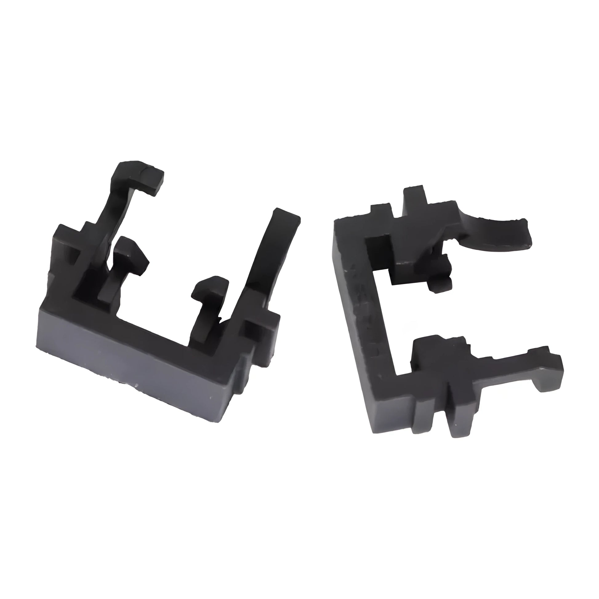 Black plastic LED headlight adaptor bracket for Ford cars