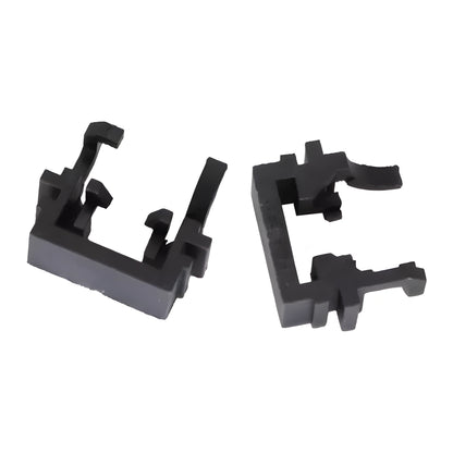 Black plastic LED headlight adaptor bracket for Ford cars