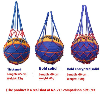 Durable mesh sports bag for basketball, football, and volleyball with bold storage options