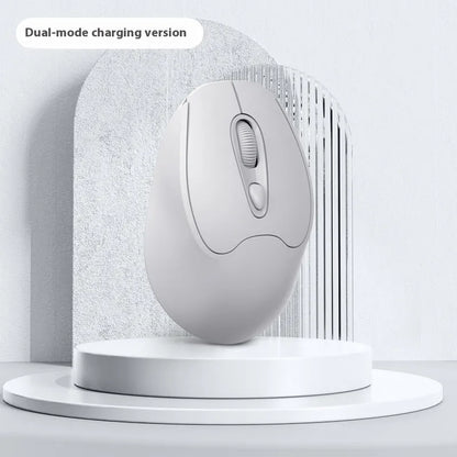 Dual-mode Bluetooth wireless mouse in multiple colours with quiet click operation