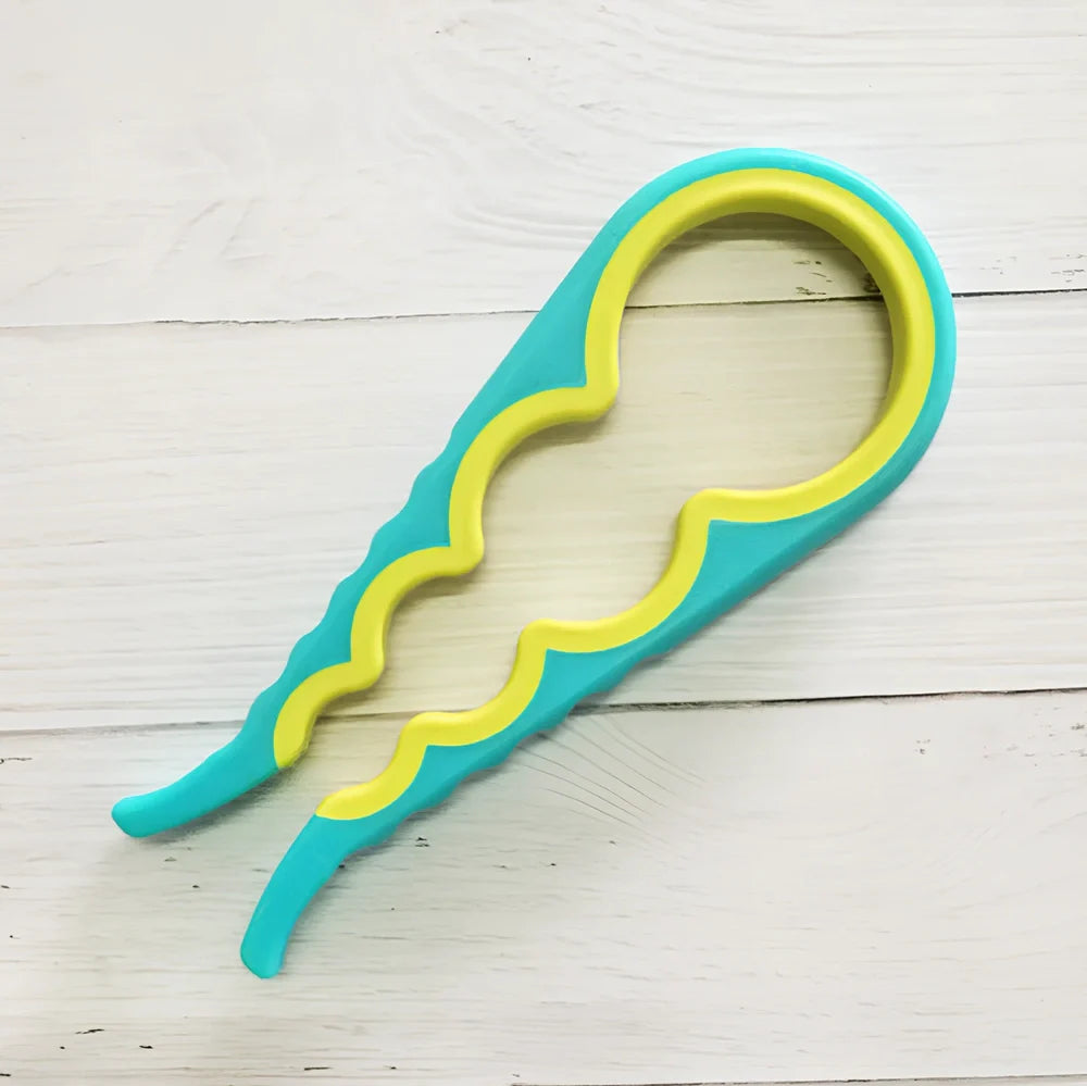 Multifunction 4-in-1 kitchen opener with TPR grip and PP construction weighing 117g