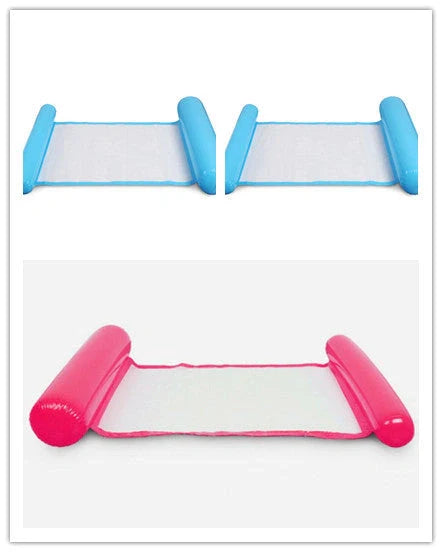 Inflatable Water Lounge Chair in pool with hammock-style design for ultimate relaxation