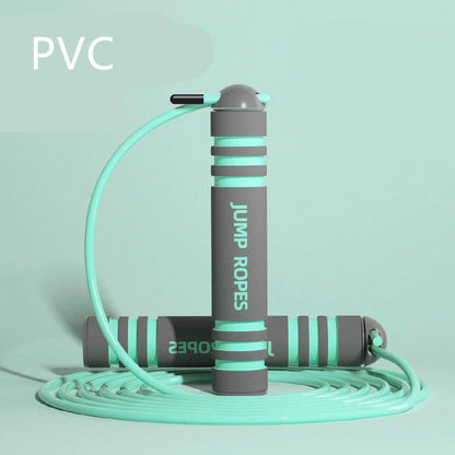Adjustable jump rope with various color and style options, made with durable materials for an effective workout and weight loss.
