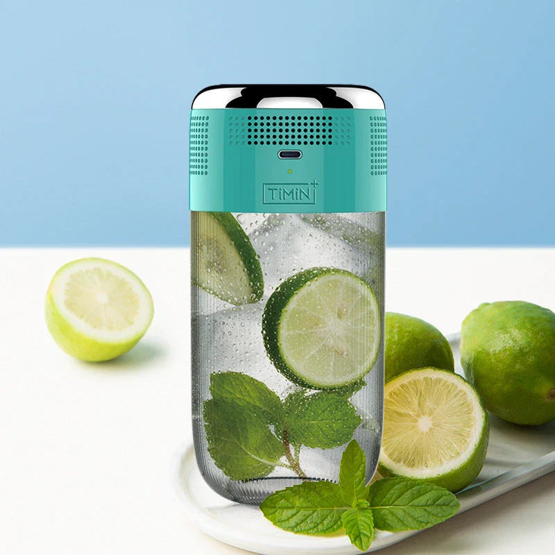 Portable USB-Powered Mini Drink Cooler - Quick Cooling for Outdoor Adventures, Compact Design, Premium Materials