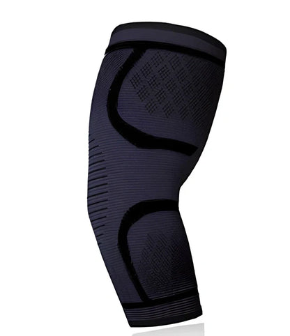 AOLIKES black elbow support with latex silk lining for basketball and volleyball sports compression