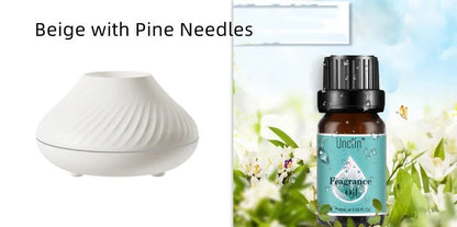 Volcanic Flame Aroma Diffuser with LED light and flame effect