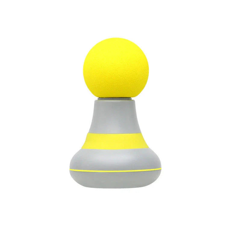 Portable pocket-sized massage gun with powerful 6,000 RPM motor for deep tissue relief and long-lasting 20-hour battery