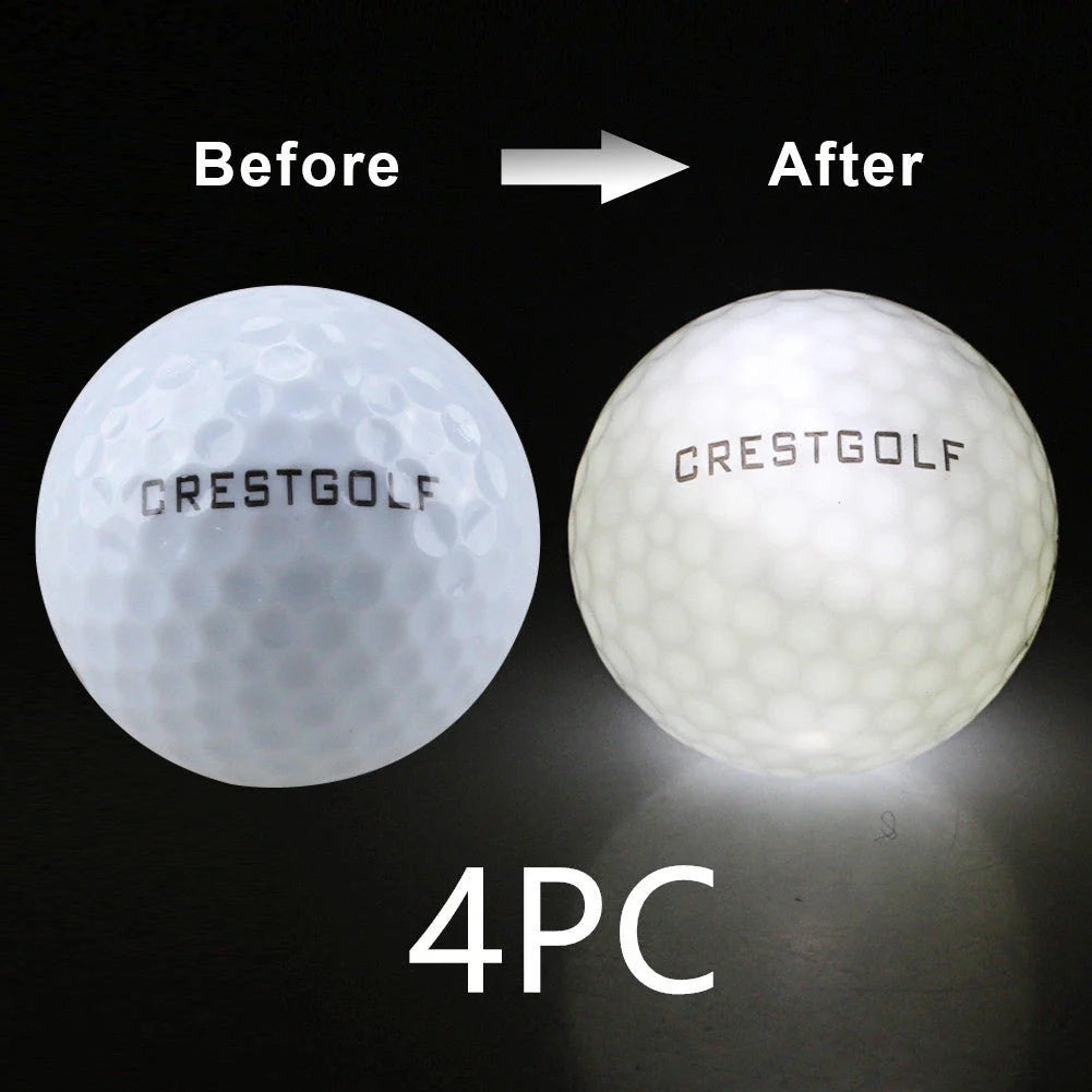 Illuminating Night Golf Balls: Glow-in-the-Dark Practice Balls with Vibrant LED Lights and Durable Design