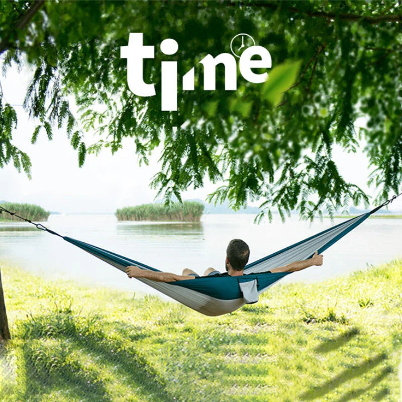 Comfortable and durable camping hammock in various colors, perfect for outdoor adventures and relaxation