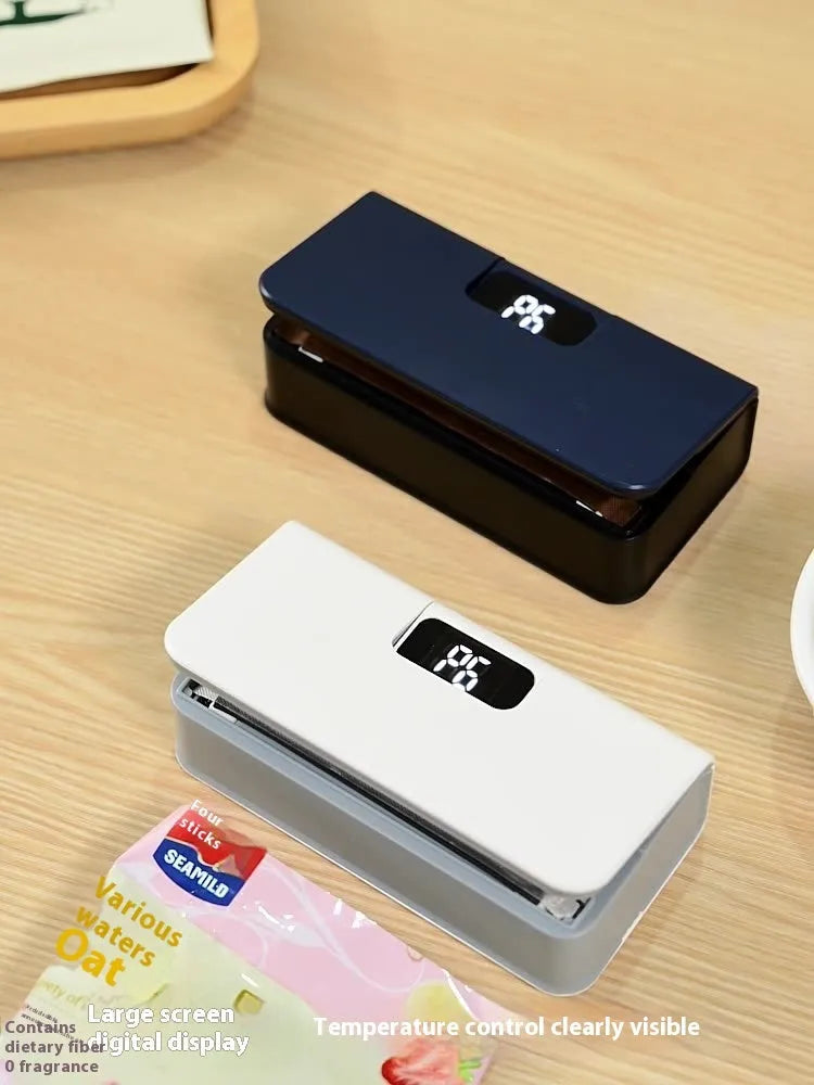 Portable mini sealing machine in blue colour with 4cm sealing bar for plastic bags