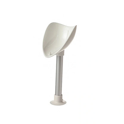 Creative Bird Soap Box with self-draining design and silicone suction cup in white, pink, green, and blue