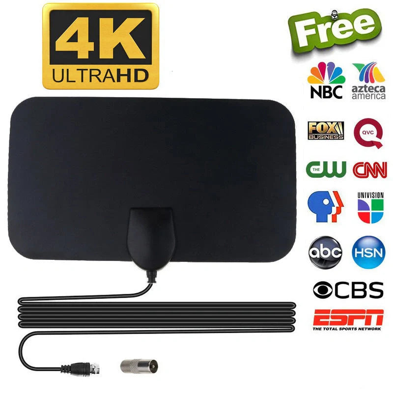 Mini HDTV Indoor Antenna for free digital TV channels in HD quality