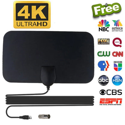 Mini HDTV Indoor Antenna for free digital TV channels in HD quality