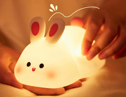 Cozy Sheep Night Light with adjustable brightness and timer for soothing sleep