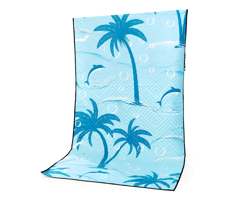Superfine fibre beach towel in various colours, 175x75cm size, 280g lightweight for travel and outdoor sports