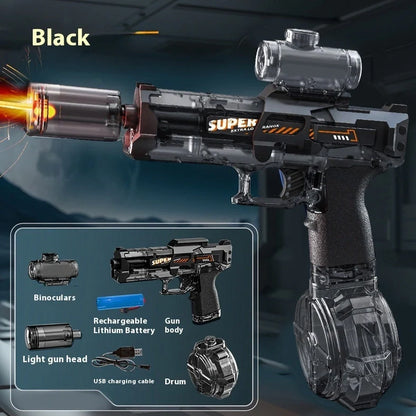 Ice Mouse electric water gun toy with 500ml water tank and high-speed firing system