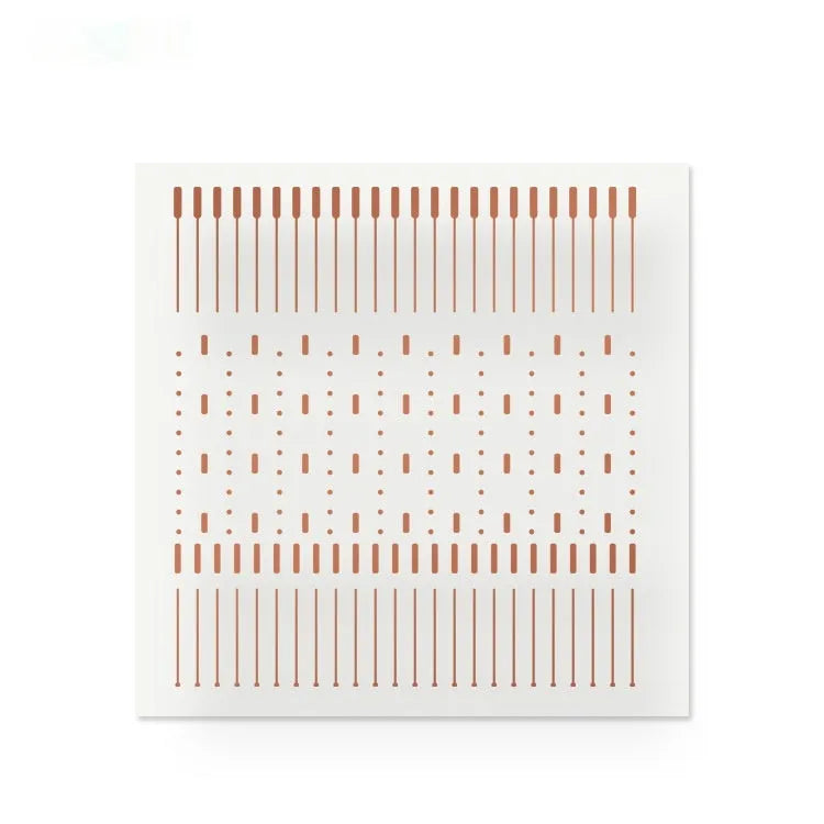 Red copper square spot welding patch for mobile phone repair, 28mm length, 28mm thickness, 1mm width