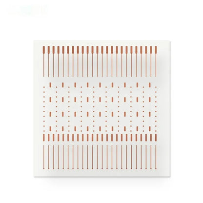 Red copper square spot welding patch for mobile phone repair, 28mm length, 28mm thickness, 1mm width