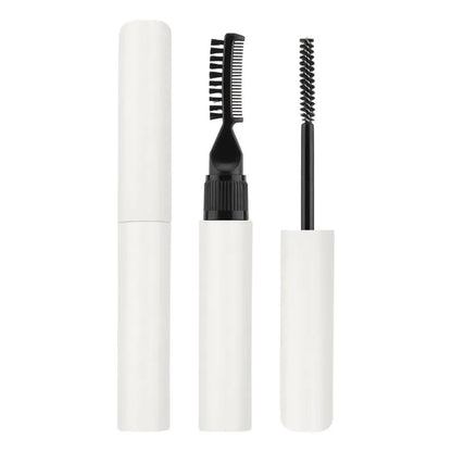 Eyebrow glue with brush applicator in pink or white colour for natural eyebrow definition