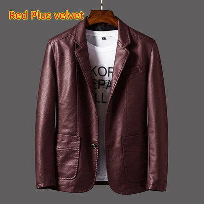 Stylish leather jacket with unique studded lapels and quilted sleeves, available in a variety of colors and sizes