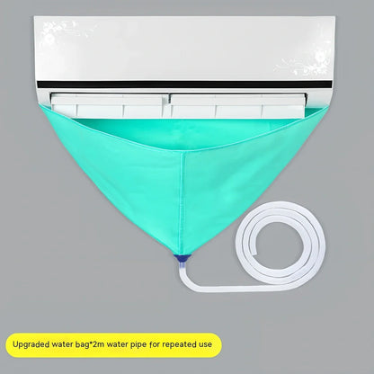 Air conditioner waterproof cover with cleaning tools set for outdoor unit protection