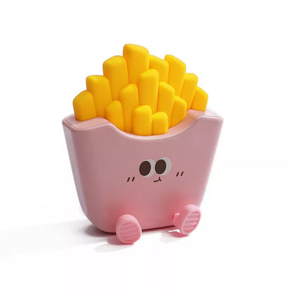 Creative Cute French Fries Night Light with adjustable brightness and timing function