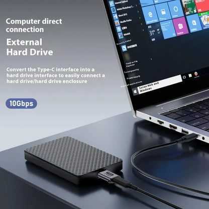 Micro USB to USB-C and USB-A adapter converter for data transfer and charging devices