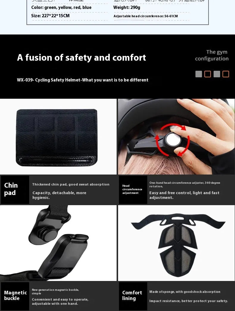 Adult adjustable mountain bike helmet in matte black with coloured graphics, showing ventilation net and sizing dial.