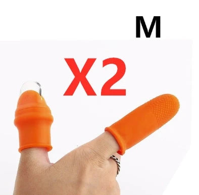 Ergonomic silicone blade protector for safe and efficient vegetable and fruit harvesting