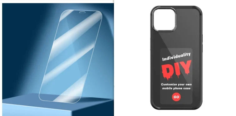 Personalized E-ink Phone Case with Vibrant Projection and Customizable Design