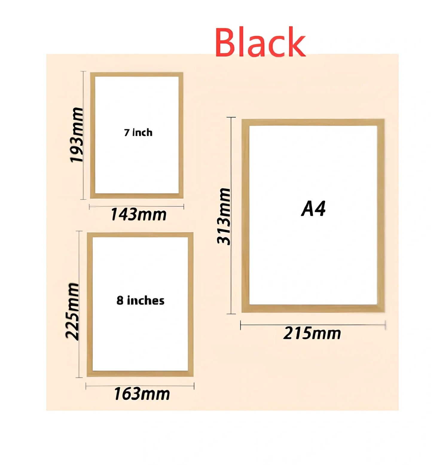 Personalised LED photo frame displaying custom black-and-white sketch with tri-colour lighting options