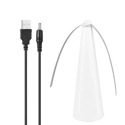 Multifunctional outdoor mosquito repellent fan with safety stop blades in various colors