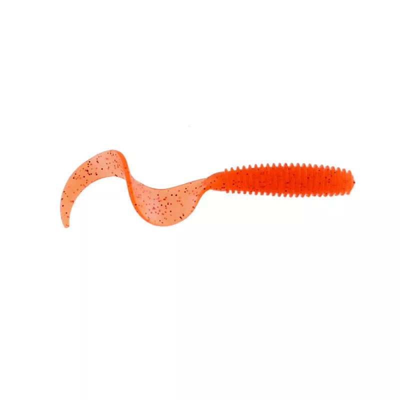 Soft Plastic Artificial Isca Pesca Tail Protein Grub Lure for ocean rock fishing in various colors and sizes