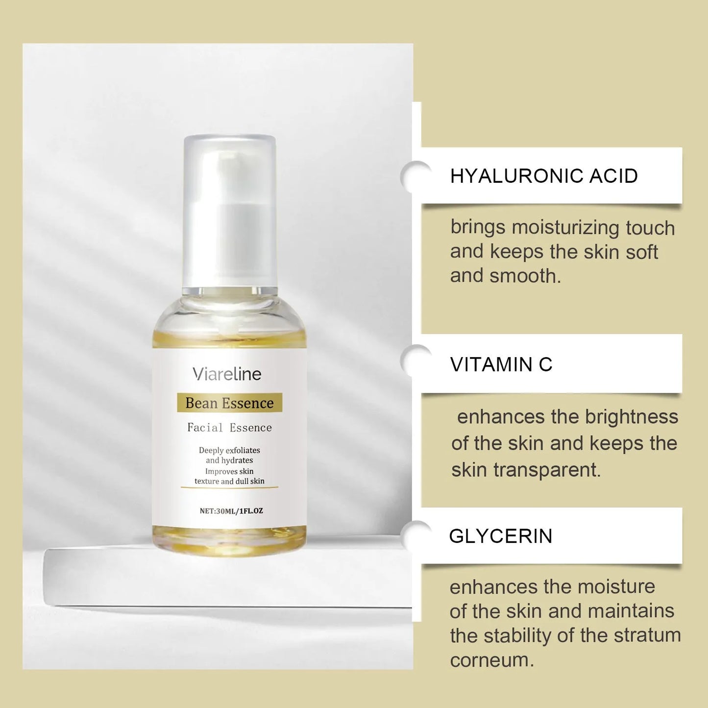 30ml Daily Shin Moisturizer essence liquid bottle for facial hydration