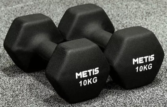 Yiling Hexagonal PVC Dumbbells for home fitness and strength training