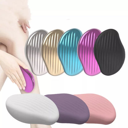 Manual Glass Hair Remover in various colors for pain-free hair removal