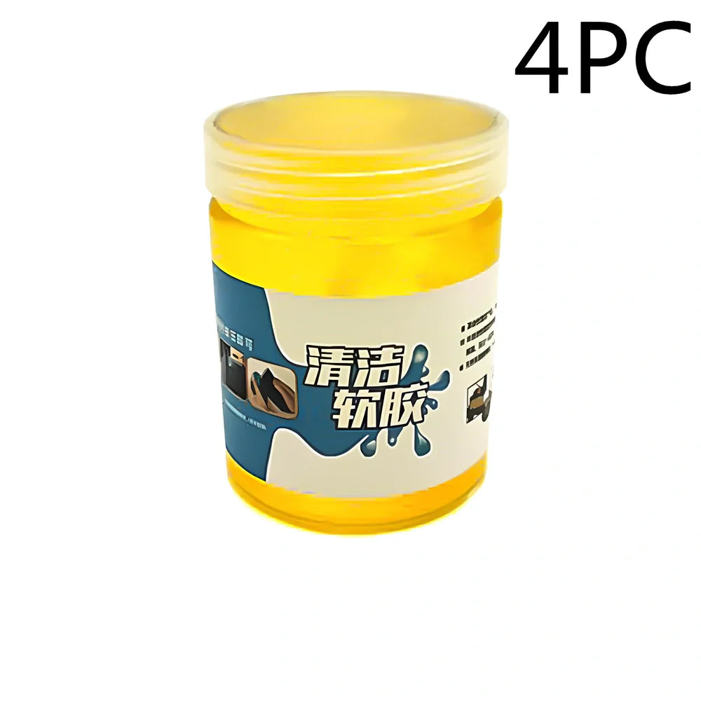 Vehicle soft glue gap cleaning product in 200g packaging with soft rubber material for adhesive removal