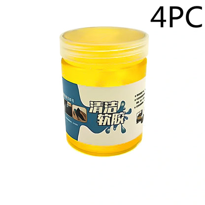 Vehicle soft glue gap cleaning product in 200g packaging with soft rubber material for adhesive removal