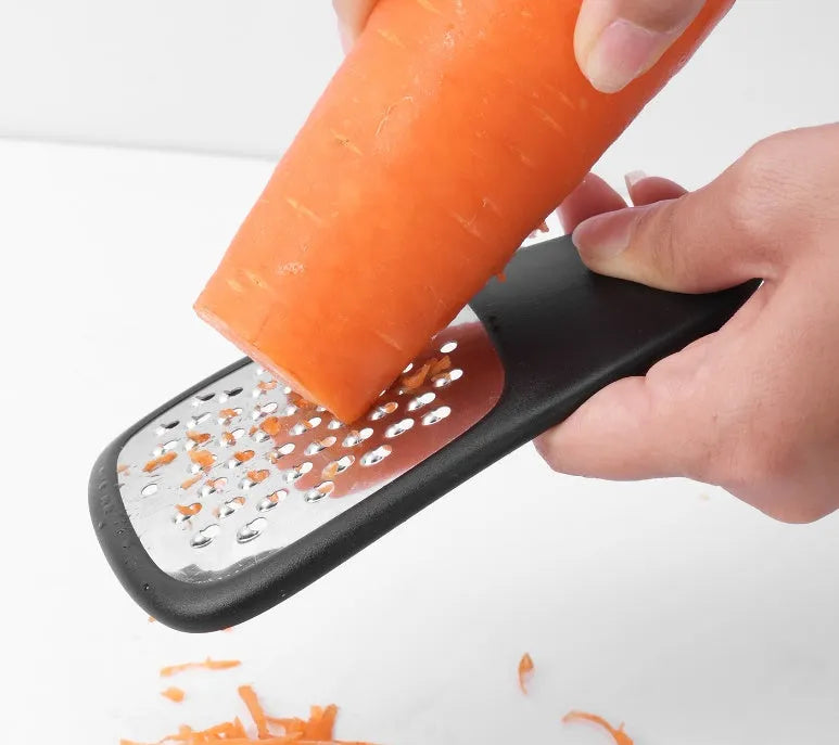Six kitchen gadgets with cleaning brush in colour box storage unit